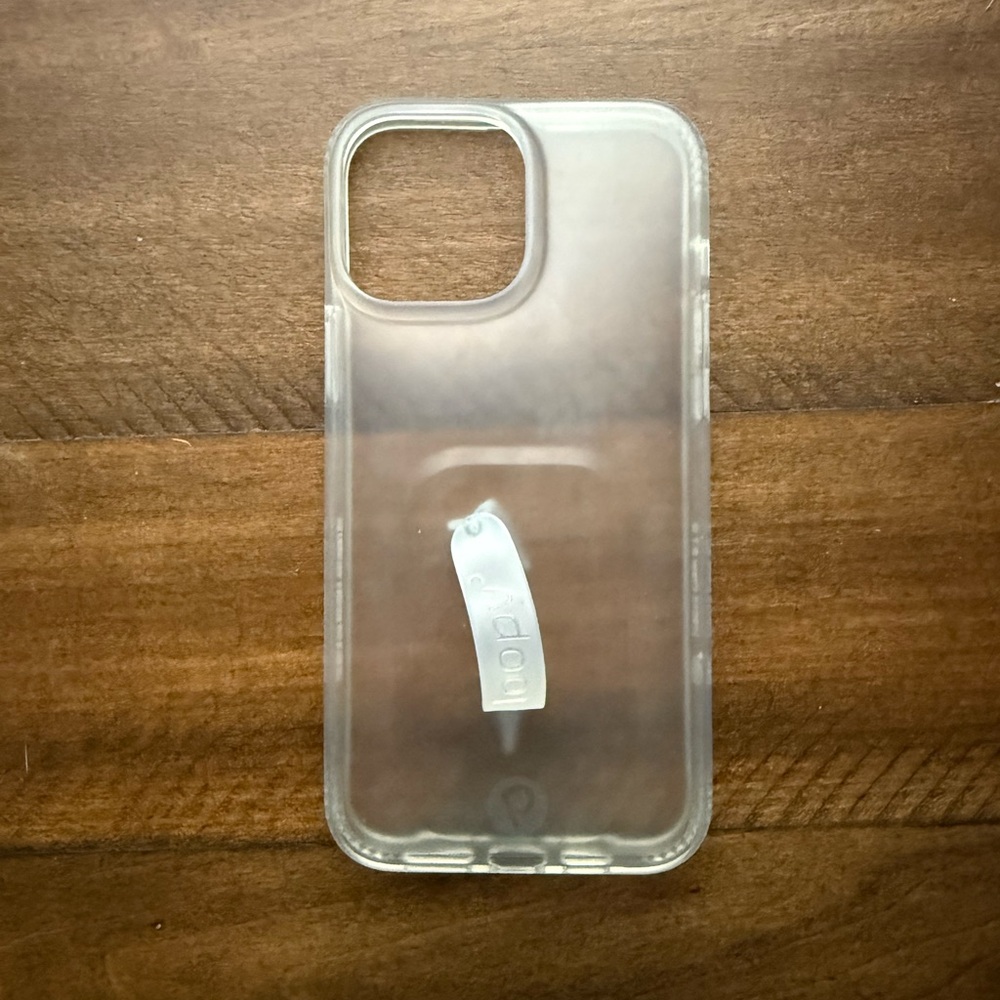 Loopy Matte Clear iPhone 13 Pro Max case, Righty